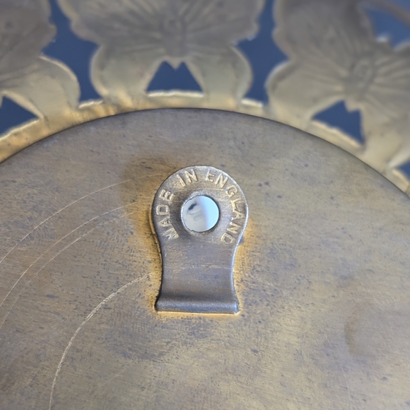 Brass Metal Framed Wall Art Set of 2, featuring a Boy and Girl with a dog - Picture 5 of 5